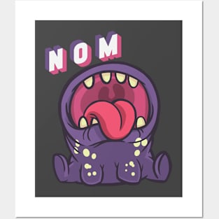 Nom Monster Posters and Art